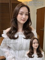 アプリ 大宮西口(appri) 韓国風ダークブラウン×顔まわりロングレイヤー/大宮