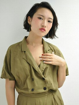 トータルビューティーハウス フラップ ミチ 野田店(total beauty house flap MICHI) 【flap MICHI】島田和也  大人クールボブ