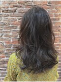 セミロング/スモーキーアッシュ