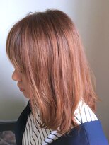 ヘアーシエスタ ルッチ(hair siesta. Rucci) ミルキーピンク　×　ウィービング