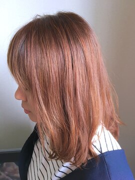 ヘアーシエスタ ルッチ(hair siesta. Rucci) ミルキーピンク × ウィービング