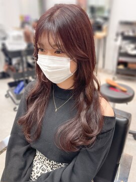 シルクレイ 吉祥寺店(Silk-lei) 韓国風ヨシンモリ/おくれ毛/ピンクブラウン