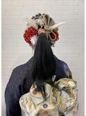 振袖ポニーテールスタイル☆