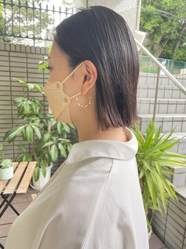 ダブル(W) 【hair salon W】パッツンボブ