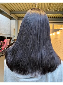 シダ(sida) 暗髪「パープルブラック」