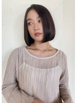 アドレバイハピネス(ADORE by happiness) 大人可愛い 艶髪ボブ 奈良大和八木 20代30代40代