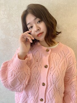 アンニュ(annuy) ブリーチなしベージュ×韓国ヘア