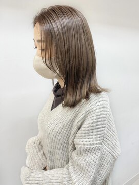 テトラ バイ ネオリーブ 横浜西口店(tetra by neolive) ミディアム！透明感カラー