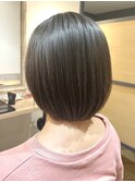 チョコレートカラー/大人ガーリーショートヘア
