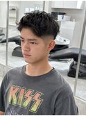 メンズショート フェード 短髪