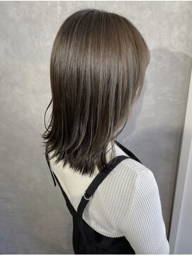 レイミュー 千葉(Lei miu) 【Lei橋本】外ハネBob×オリーブグレージュ☆