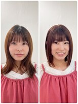 ソアヘアー(Soar hair) 【艶髪】カラー＋小顔カット＋髪質改善APGトリートメント