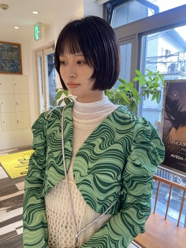 ビファインクーアヴェダ(Be fine coo AVEDA) ミニボブにも顔まわりレイヤー 10代/20代