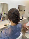 アップヘア/ルーズアップ/結婚式/二次会