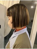 抜け感コンパクトボブ