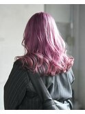 【MAAAAAC】パープルピンクロング