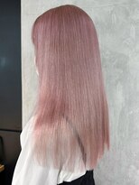 アルバム 渋谷パルコ(ALBUM) ミルクティーピンク美髪レイヤーロングベビーピンク_ba448281