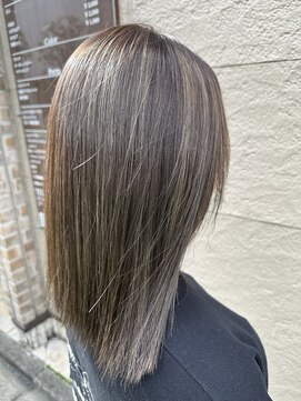 ヘアーヒーリングウィッシュ(Hair Healing Wish) 細めハイライトカラー[調布/国領/ハイライト]