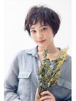 ブリング バイ スノードロップ 吉祥寺(BRING by Snowdrop)&nbsp;デザインカラー/レイヤーカット/ウェットヘア/オリーブベージュ