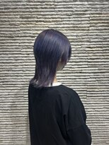 ビス リアン 川口店(Vis lien)&nbsp;ダブルカラーケアブリーチベージュラベンダーウルフリタッチ