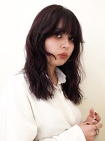 ビュートリアム 福岡(BEAUTRIUM)&nbsp;癖毛を活かした顔まわりセミロング