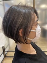 ポート 蕨(PORT)&nbsp;【篠原】白髪ぼかしコントラストハイライト×ショートボブ