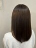 《Open価格》カット＋縮毛矯正＋カラー＋前処理TR付き￥26800→24000