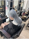 ペールブルー♪髪質改善♪レイヤーカット♪