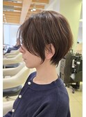 ショートボブ　