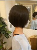 平行ボブひし形ショート髪質改善コスメストレート
