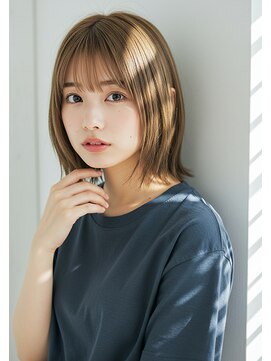 ニル 柏の葉(Nil) ☆結べるボブ×外ハネボブ×くすみベージュ×小顔カット☆