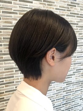 リシェール 北越谷店(RICHAIR) イメチェン ホワイトブロンド 外ハネボブ ワイドバング 北越谷