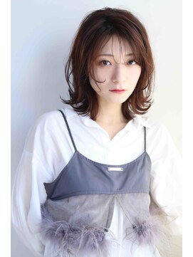 押上美容院 ヴィータ (vita) 柔らかミディアムヘア20代30代40代