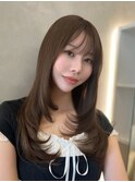 レイヤーカット/顔周り・フェイス/20代/30代/ウルフ/シャギー