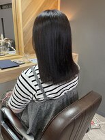 ヘア プロデュース キュオン(hair produce CUEON.)&nbsp;グレージュ×艶髪