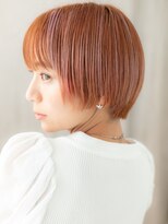 モッズヘア 上尾西口店(mod's hair) ペールオレンジベージュ小顔丸みショートマッシュY上尾20代30代