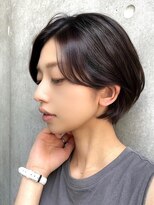 ユアーズヘア 神楽坂はなれ店(youres hair)&nbsp;レイヤーカット　くびれレイヤー　ボブ　マッシュショート　前髪
