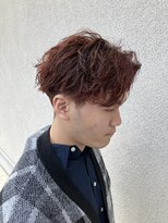 ゴットラトゥール(GOTTO LATOUR)&nbsp;メンズカラー/暖色カラー/レッドカラー/ブリーチなし/岡崎市