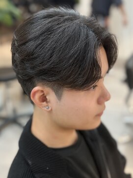 シーフ 千葉(Cyf) MEN’S HAIR/千葉駅/センターパート/曲がる縮毛矯正/齊藤大樹