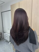アイズ 横浜(IS) ラベンダーブラウン/ブリーチなし/レイヤーカット/横浜