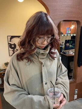 チャプター 問屋町(chapter) アンブレラカラーミルクティーベージュ髪質改善レイヤーカット