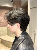 men's/メンズ/刈り上げセンターパート/メンズパーマ/顔周り/横浜