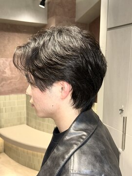 ロンドクロエ 横浜(Lond Chloe) men's/メンズ/刈り上げセンターパート/メンズパーマ/顔周り/横浜
