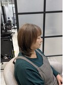 白髪ぼかし/脱白髪染め/脱白髪染めハイライト/透明感