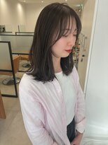 アカンサス バイ ミリー 高槻店(acanthus by milly)&nbsp;お仕事世代に人気顔まわりカット大人ミディアムヘア　中山
