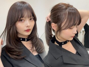 ディーバ 横浜(D.I.E.V.A)の写真/こだわりの前髪/顔周りカットでトレンドスタイルに♪レイヤーの入ったくびれボブやショート、韓国ヘアも♪