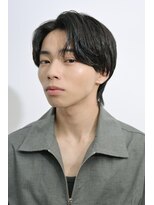 kaming 【大人韓国風】流れる毛流れのキレイめセンターパート