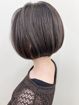 モリオフロムロンドン 原宿本店(morio from London)&nbsp;【morio原宿】丸みショートボブグレージュハイライト
