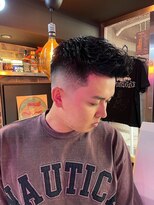 MEN'S DAMDEE TOKYO 柏店【ダムディー】バーバー/フェード/メンズパーマ/理容室/眉毛&nbsp;ニュアンスパーマ/ニュアンスウルフ/スペインカール[柏/理容室]