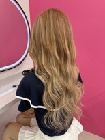 ロサ ファイブヘアー(Rosa..5Hair)&nbsp;ベージュ×ホワイトのMIXエクステ！！